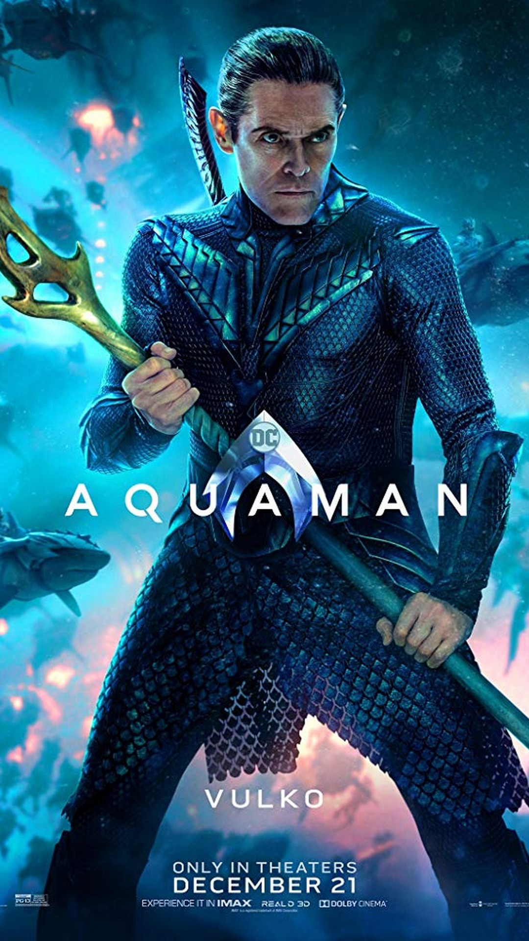 Aquaman iPhone Wallpaper with resolution 1080X1920 pixel. You can make this wallpaper for your iPhone 5, 6, 7, 8, X backgrounds, Mobile Screensaver, or iPad Lock Screen