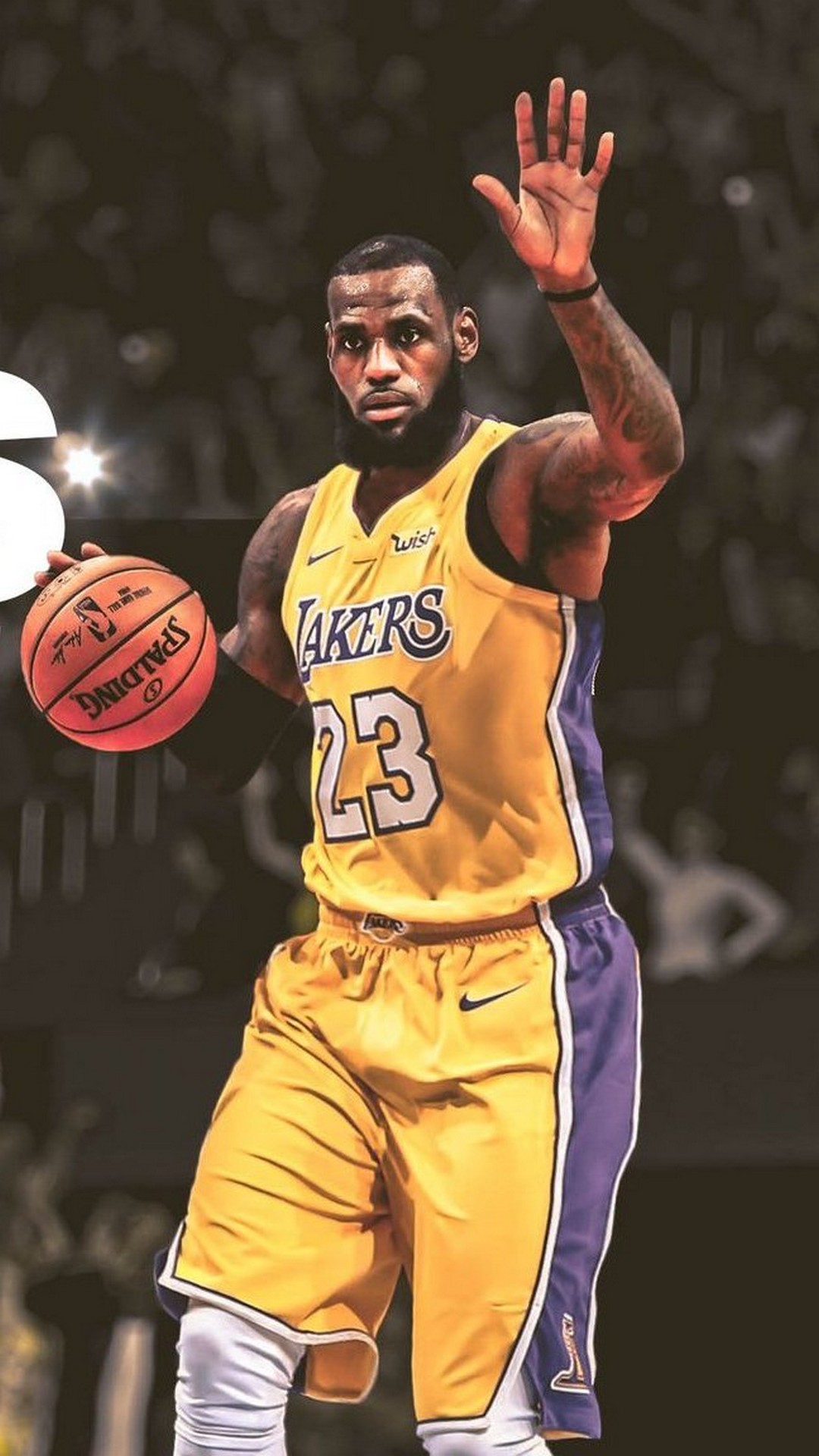 Mobile Wallpapers Lebron James Lakers With high-resolution 1080X1920 pixel. You can use this wallpaper for your iPhone 5, 6, 7, 8, X backgrounds, Mobile Screensaver, or iPad Lock Screen
