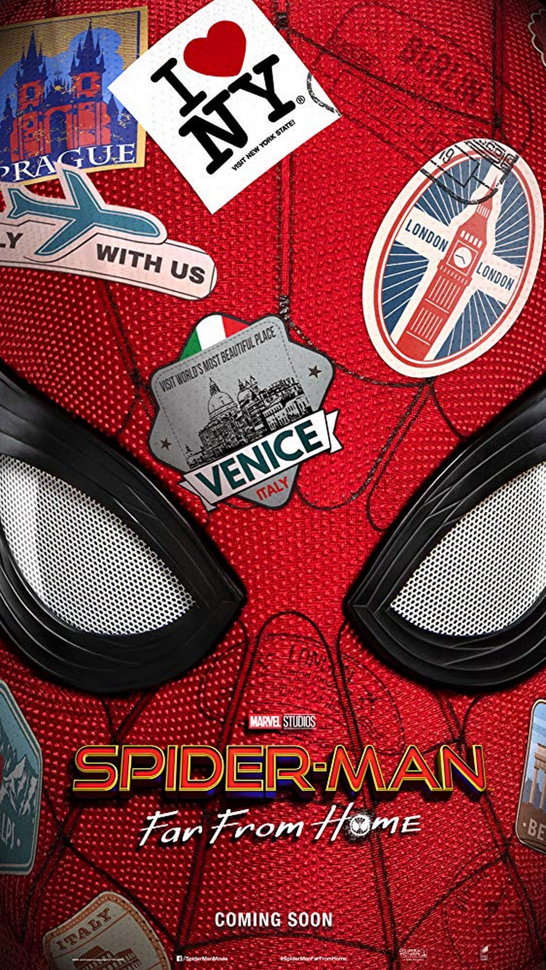 Spider-Man Far From Home iPhone Wallpaper with high-resolution 1080x1920 pixel. You can use this wallpaper for your iPhone 5, 6, 7, 8, X backgrounds, Mobile Screensaver, or iPad Lock Screen