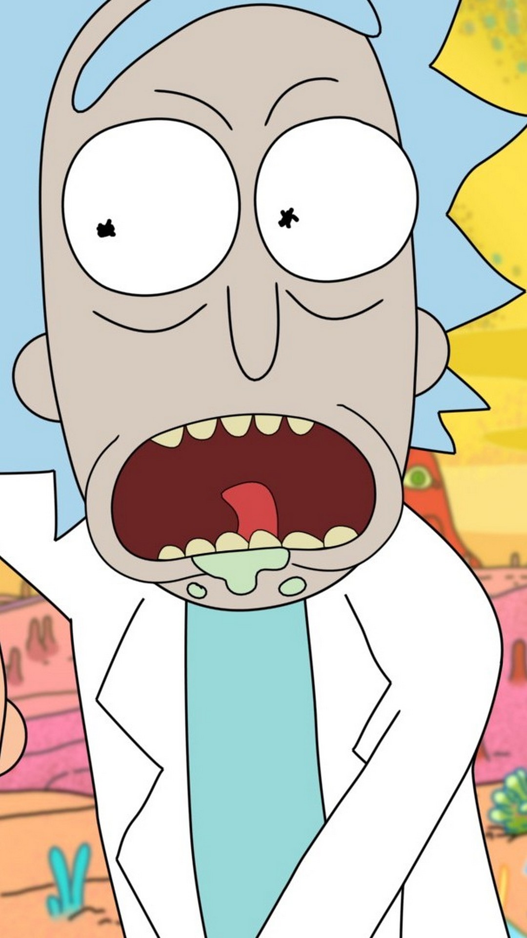 iPhone Wallpaper Rick and Morty 1080p