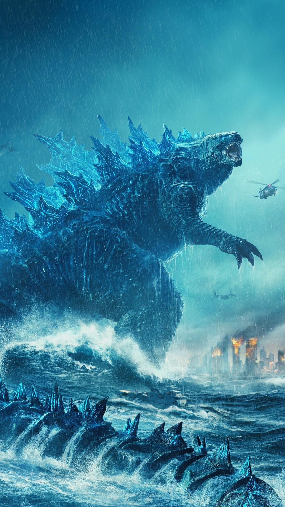 Godzilla King of the Monsters Wallpaper For iPhone With high-resolution 1080X1920 pixel. You can use this wallpaper for your iPhone 5, 6, 7, 8, X, XS, XR backgrounds, Mobile Screensaver, or iPad Lock Screen