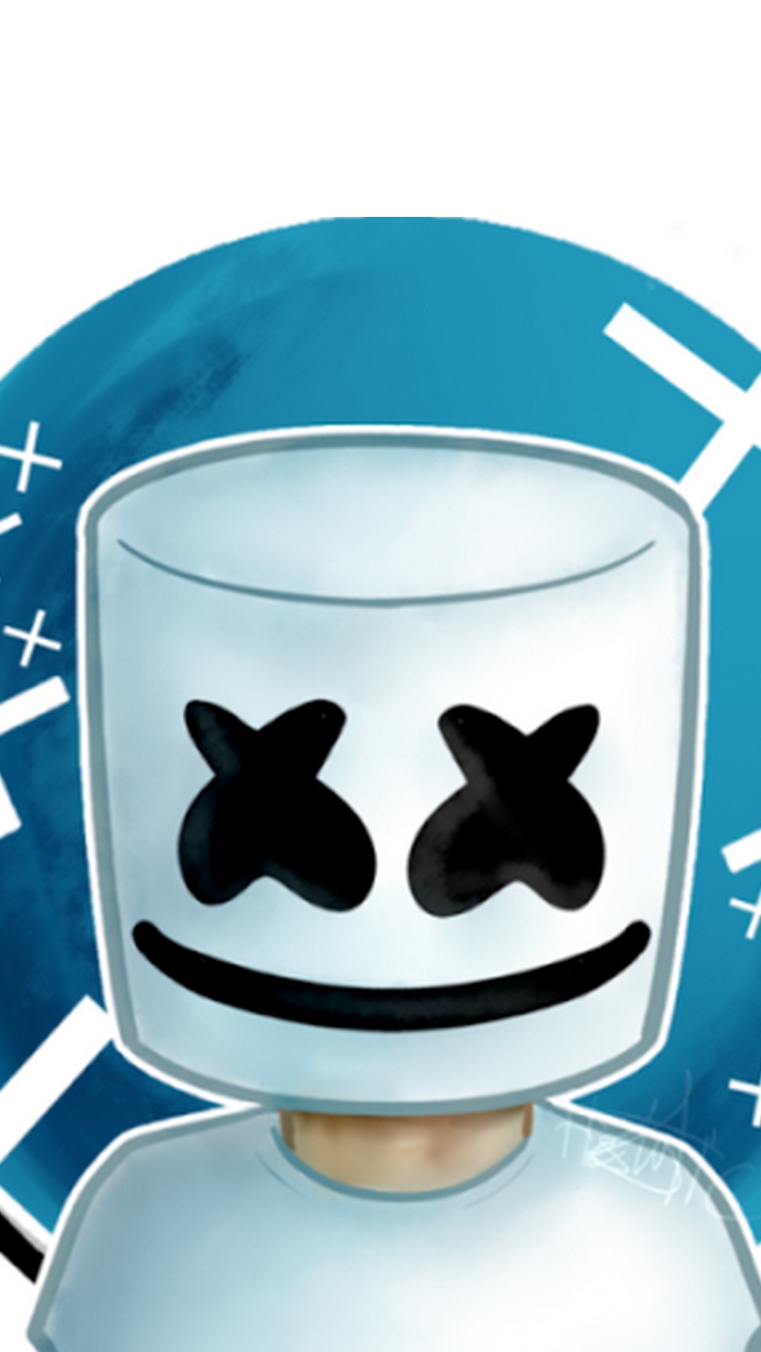 Marshmello Wallpaper iPhone with high-resolution 1080x1920 pixel. You can use this wallpaper for your iPhone 5, 6, 7, 8, X, XS, XR backgrounds, Mobile Screensaver, or iPad Lock Screen