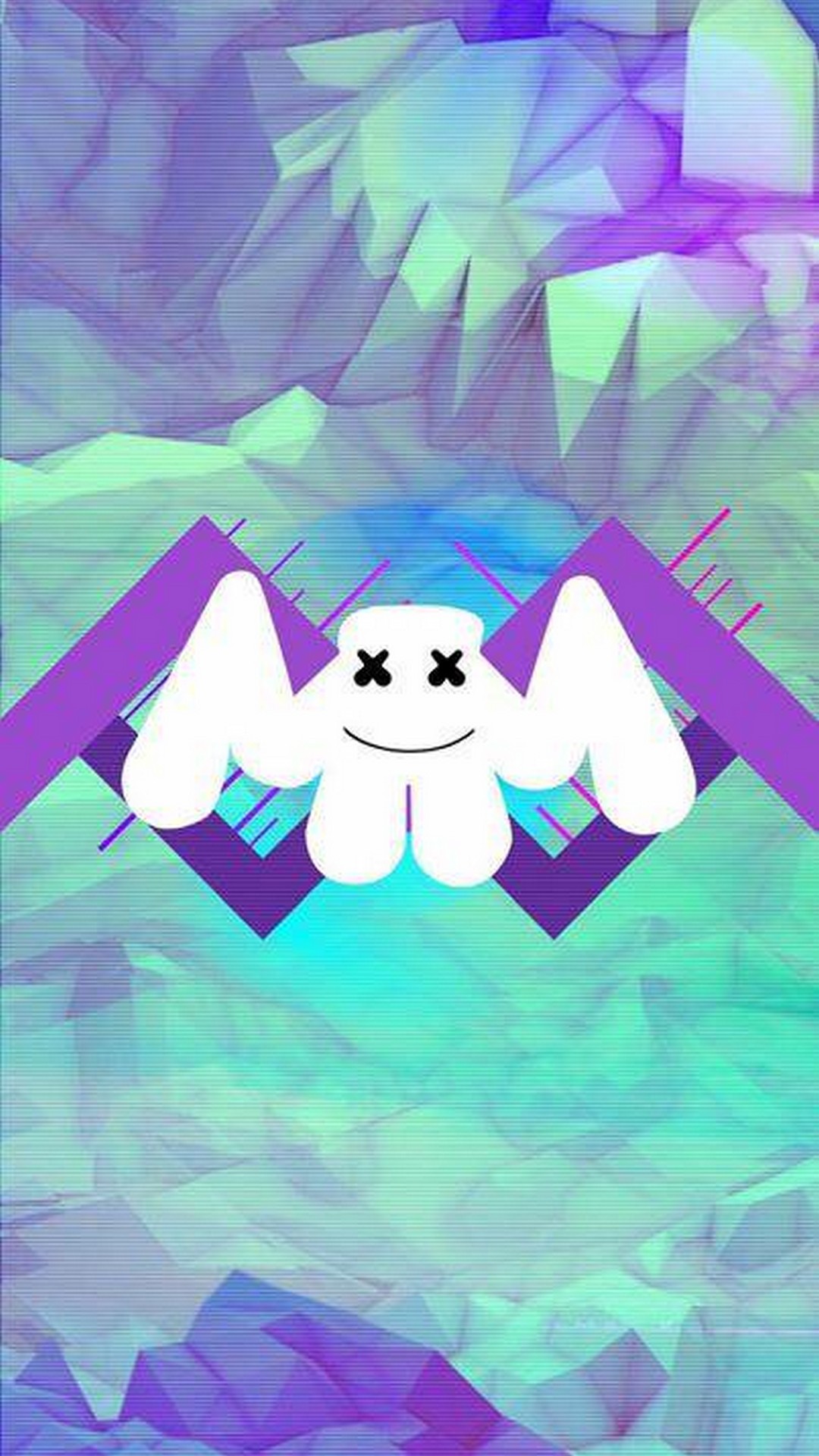 Marshmello iPhone Wallpaper with high-resolution 1080x1920 pixel. You can use this wallpaper for your iPhone 5, 6, 7, 8, X, XS, XR backgrounds, Mobile Screensaver, or iPad Lock Screen
