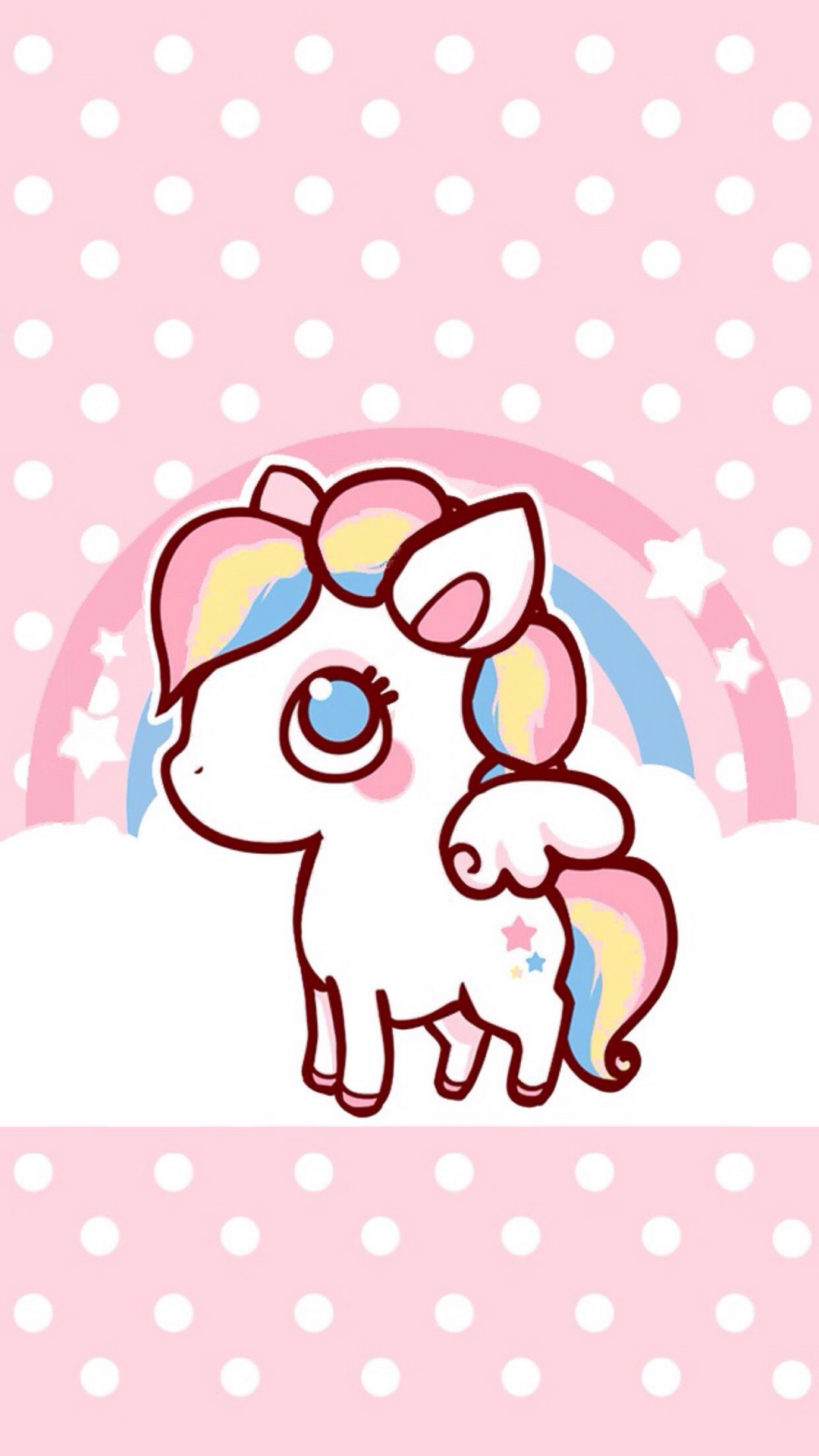 Cute Girly Unicorn iPhone X Wallpaper with high-resolution 1080x1920 pixel. You can use this wallpaper for your iPhone 5, 6, 7, 8, X, XS, XR backgrounds, Mobile Screensaver, or iPad Lock Screen