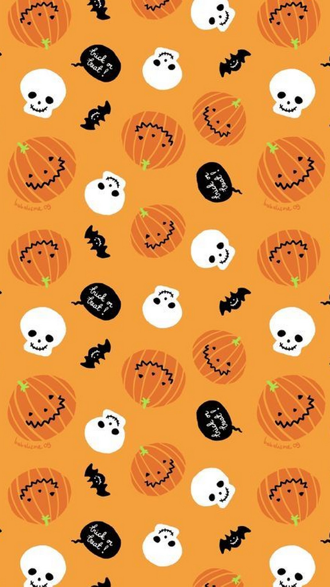 Cute Halloween iPhone X Wallpaper with high-resolution 1080x1920 pixel. You can use this wallpaper for your iPhone 5, 6, 7, 8, X, XS, XR backgrounds, Mobile Screensaver, or iPad Lock Screen