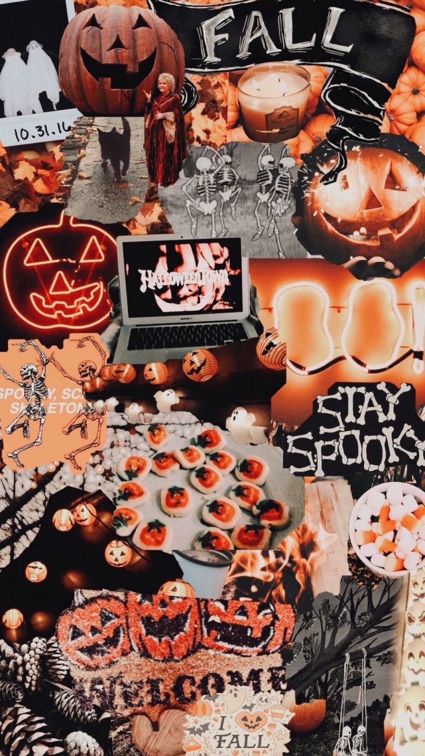 Halloween Aesthetic Wallpaper for iPhone  2021 3D iPhone Wallpaper